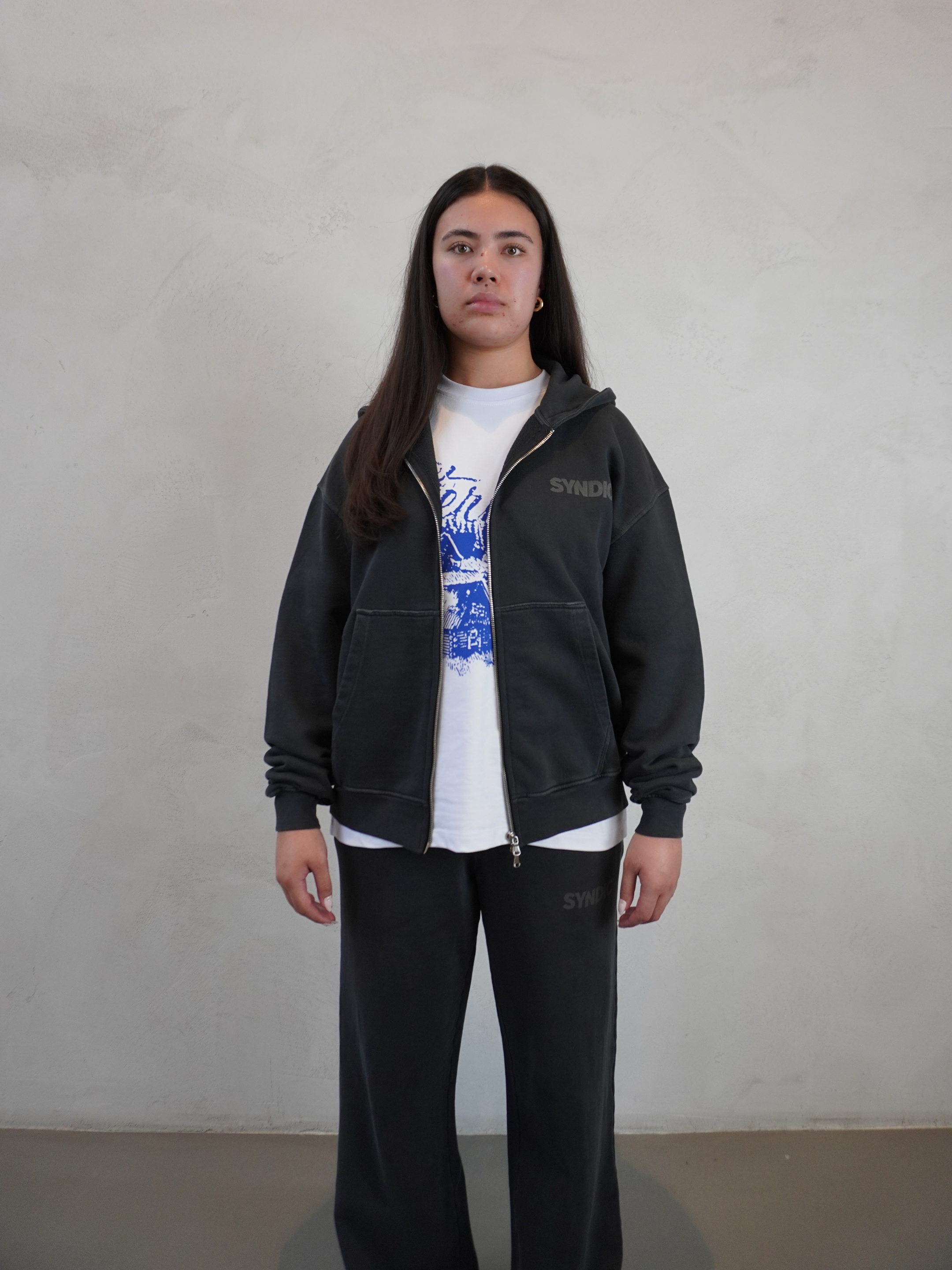 ETERNAL ZIPPER - WASHED GREY