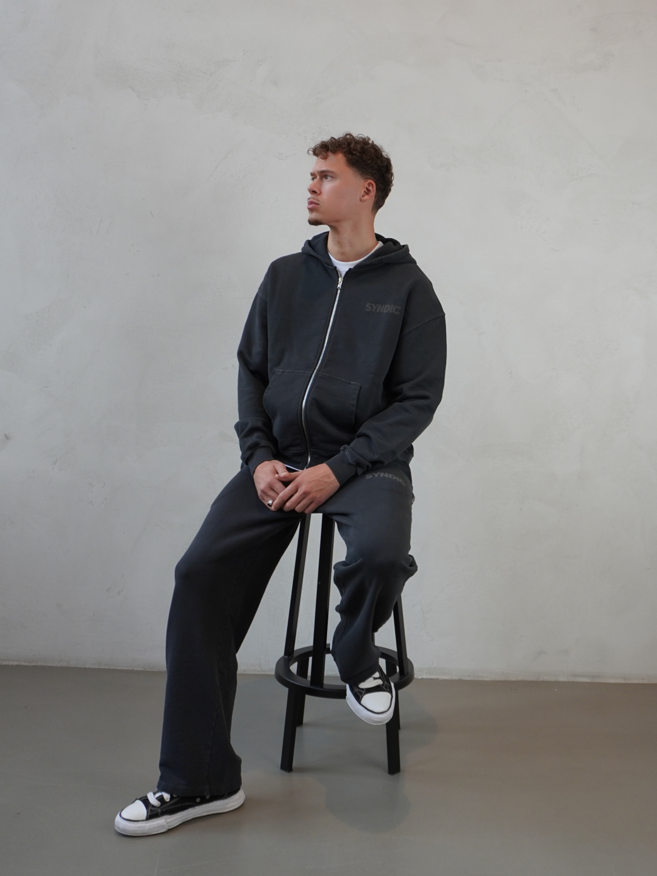 ETERNAL ZIPPER - WASHED GREY